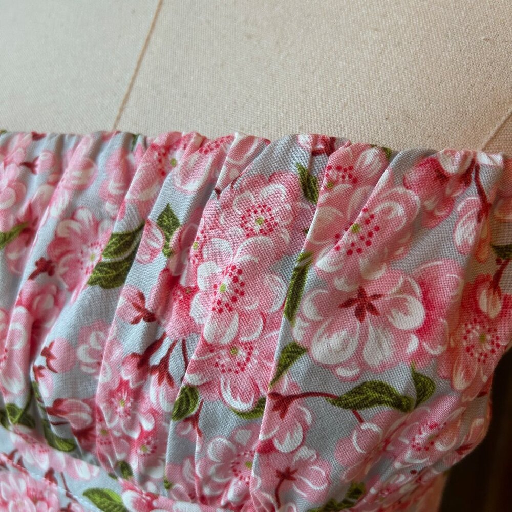 RARE Bernie Dexter Cherry Blossoms Paris Dress - Picture 3 of 10